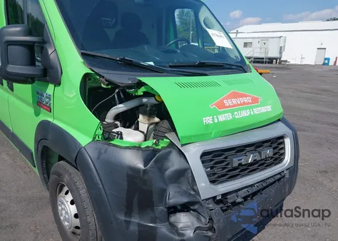 2019 Ram Promaster 3500 Cargo Van High Roof 159 Wb Ext from USA, damaged, VIN 3C6URVJGXKE513516